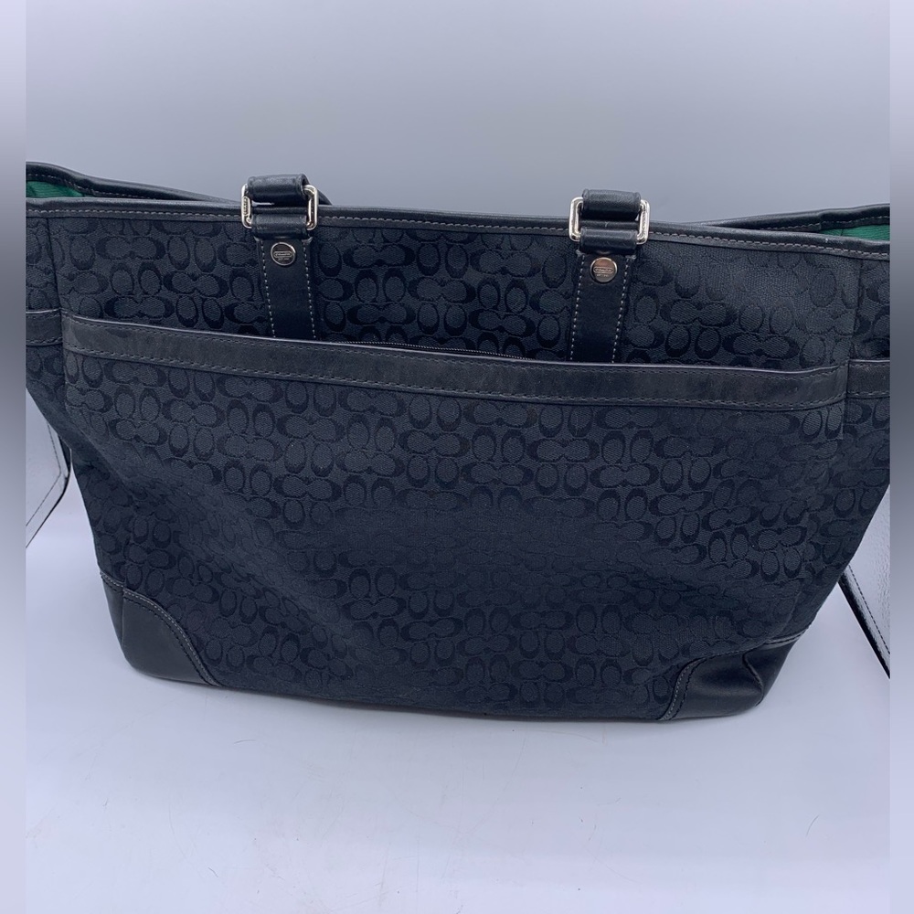 COACH Black Laptop Bag All Over Print - Picture 6 of 15